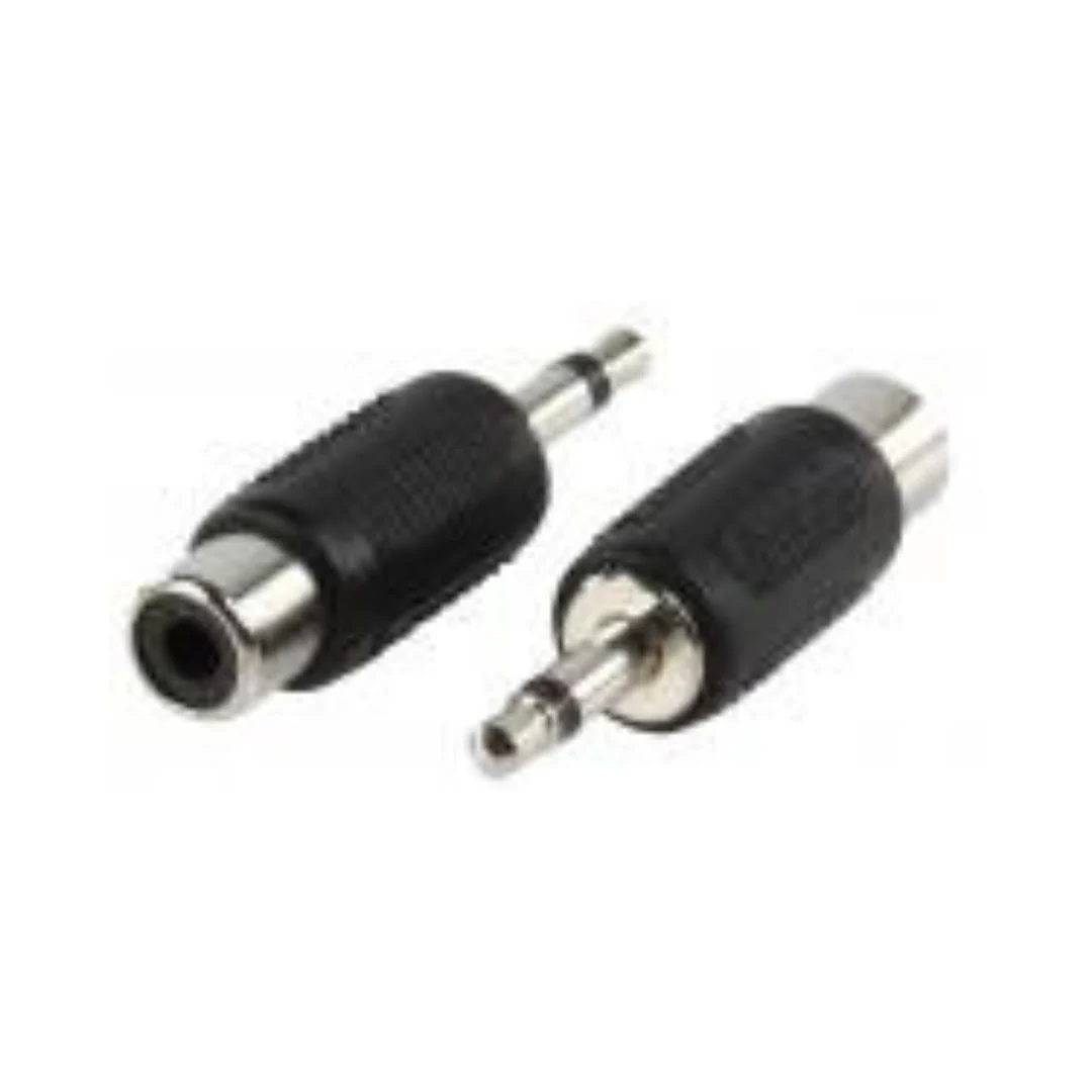 ADAPTADOR JACK 6,3 MONO A RCA HEMBRA PLASTICO