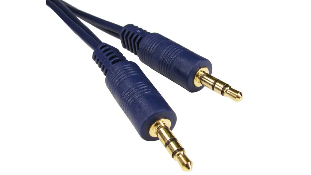CONEXION JACK 3,5 ESTEREO MACHO A MACHO 5 MTS.