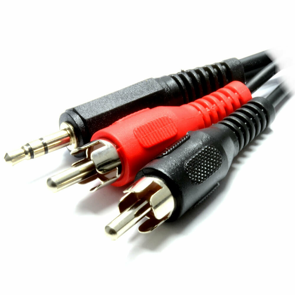 CONEXION JACK 3,5 MM ST. A 2 RCA M. 1,5 M
