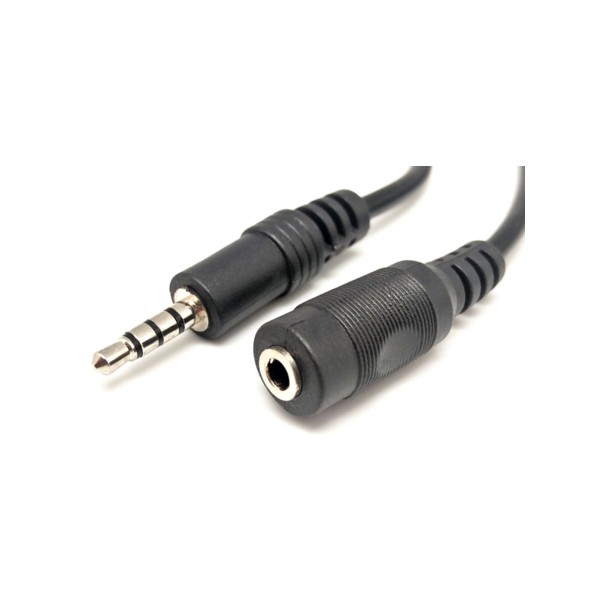 CONEXION PROLONGADOR JACK 3,5 m MACHO A JACK HEMBRA 10 MTS.