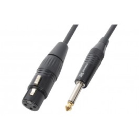 CONEXION XLR HEMBRA A JACK 6,3 mm MONO M. 5 M