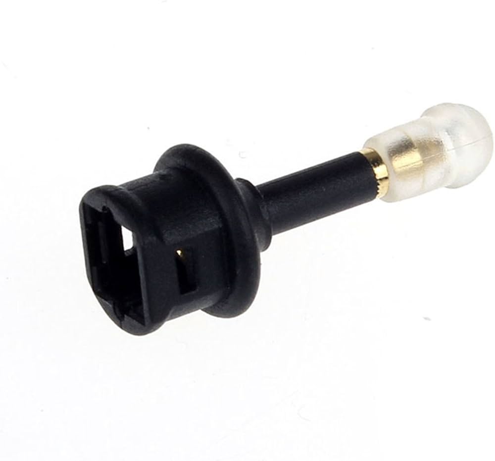 ADAPTADOR FIBRA OPTICA TOSLINK H A JACK OPTICO 3,5mm MACHO